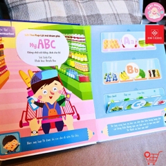 Sách Tương Tác Lật Mở Khám Phá Khổ lớn Lift-The-Flap - Lật mở khám phá - My ABC chữ cái - Đinh Tị Books