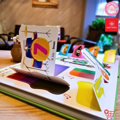 Sách Tương Tác Lật Mở Khám Phá Khổ lớn Lift-The-Flap - First 100 Numbers - 100 số đếm đầu tiên Lift-the-flap - Lật mở khám phá - Cars - Thế giới ô tô - Đinh Tị Books