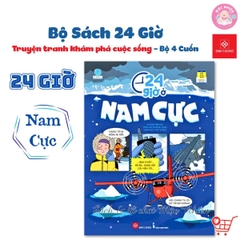 Combo 04 cuốn Sách 24 giờ - Truyện tranh khám phá cuộc sống cho trẻ từ 6 - 15 tuổi - Đinh Tị Books