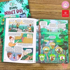 Combo 04 cuốn Sách 24 giờ - Truyện tranh khám phá cuộc sống cho trẻ từ 6 - 15 tuổi - Đinh Tị Books