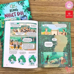 Sách Bách khoa tri thức - 24 giờ - Truyện tranh khám phá cuộc sống cho trẻ từ 6 - 15 tuổi - Đinh Tị Books