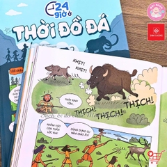 Sách Bách khoa tri thức - 24 giờ - Truyện tranh khám phá cuộc sống cho trẻ từ 6 - 15 tuổi - Đinh Tị Books