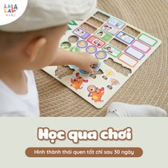 Đồ Chơi Nam Châm Nhật Ký Chăm Ngoan Khen Thưởng Kích Thích Sáng Tạo Cho Bé - Lalala baby