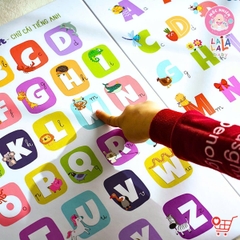Combo 03 Bảng gấp thông thái My First Learning chart (3 chủ đề) - Lalala Baby