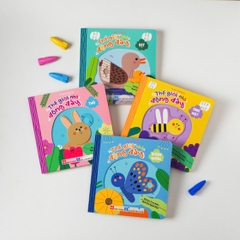 Sách tương tác cho bé - Thế giới nhỏ động đậy - Đinh Tị Books