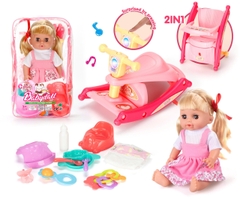 Đồ Chơi Búp Bê VDORA Có Âm Thanh Cho Bé Gái từ 3 Tuổi (Nhiều loại lựa chọn)