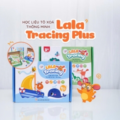 Học liệu tô xóa Lala Tracing Plus - Đồ chơi giấy tô xóa thông minh đồ chơi tô xóa cho bé -Lalala baby