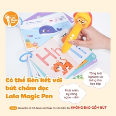 Combo 02 bộ Học liệu tô xóa Lala Tracing Plus - Đồ chơi giấy tô xóa thông minh đồ chơi tô xóa cho bé -Lalala baby