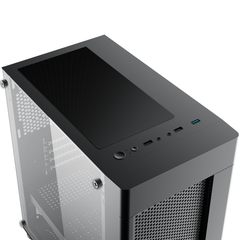 Case Xigmatek Aero 2F Black ( Sẵn 2FAN LED RGB)