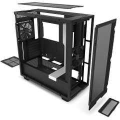 CASE NZXT H7 FLOW BLACK/WHITE
