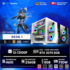 I3-13100F/8GB/RTX 3070 8GB/256GB SSD | PC GAMING NEON 1-3