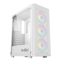 CASE MIK AION WHITE 3FA (ATX/MID TOWER/MÀU TRẮNG/3FAN ARGB)