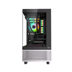 CASE MIK AETHER BLACK (MATX/MID TOWER/MÀU ĐEN)