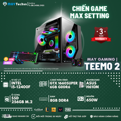 PC CHIẾN GAME MAX SETTING| I5-12400F + GTX 1660Super| MAY TEEMO 2