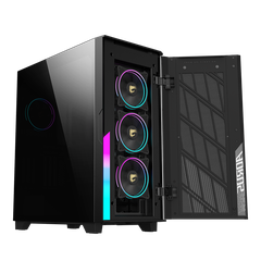 Case Máy Tính Gigabyte Aorus C500 Glass (GB-AC500G/Đen/E-ATX/RGB)