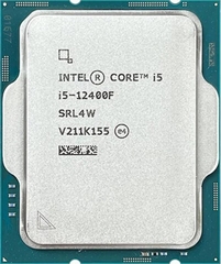 Intel Core i5 12400F / 2.5GHz Turbo 4.4GHz / 6 Nhân 12 Luồng / 18MB / LGA 1700 Tray Không Fan