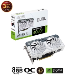 ASUS Dual GeForce RTX 4060 Ti White OC Edition 8GB GDDR6