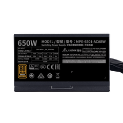 Nguồn CoolerMaster MWE 650 BRONZE - V2 230V