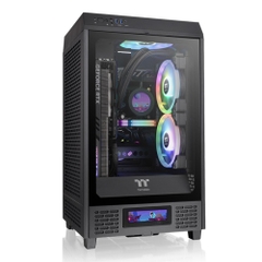 Case Thermaltake TOWER 200 Tempered Glass Black