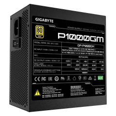 Nguồn GIGABYTE P1000GM - 80 Plus Gold - Full Modular