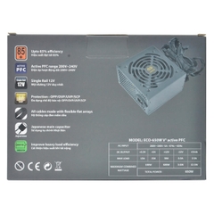 Nguồn Infinity Eco V2 650w – 85 Plus – Active PFC – Single Rail