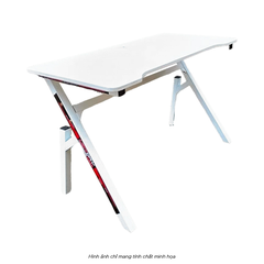 BÀN GAMING GT SERIES CHỮ Y - 120cmx60cm - ĐEN - TRẮNG - HỒNG