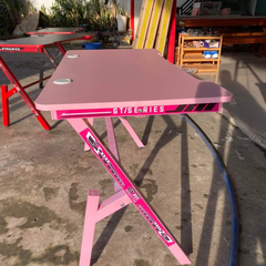 BÀN GAMING GT SERIES CHỮ Y - 120cmx60cm - ĐEN - TRẮNG - HỒNG