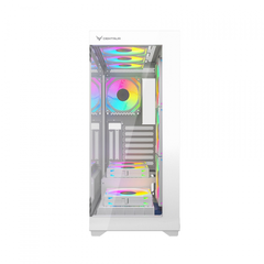 Vỏ Case CENTAUR NOVA BLACK/WHITE - (ATX/KHÔNG FAN)