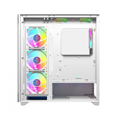 Vỏ Case CENTAUR NOVA BLACK/WHITE - (ATX/KHÔNG FAN)