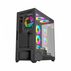 Vỏ Case CENTAUR NOVA BLACK/WHITE - (ATX/KHÔNG FAN)