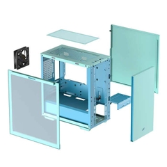 CASE DEEPCOOL MACUBE 110 GREEN GBNGM1N-A-1