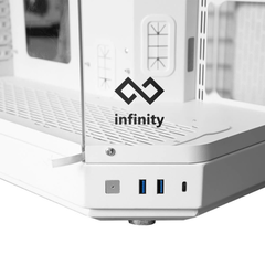 CASE Infinity Aqua Premium – ATX Gaming Chassis (tặng kèm 6 Fan Thermalright TL-C12CW-S X3 ARGB)