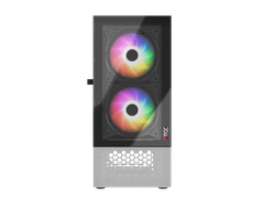 CASE MAGIC GM-04 AIR BLACK AND WHITE GLASS 3 FAN (ATX)