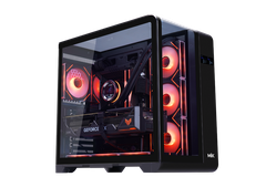 VỎ CASE MIK BARBATOS ATX BLACK / WHITE (LCD DIGITAL) AIO 360