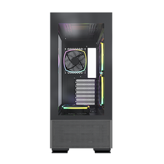 CASE MONTECH SKY TWO BLACK (MID TOWER/MÀU ĐEN) - 4 FAN ARGB