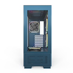 CASE MONTECH SKY TWO MOROCCO BLUE (MID TOWER/MÀU XANH MOROCCO) - 4 FAN ARGB