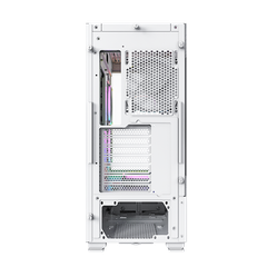 CASE MONTECH SKY TWO WHITE (MID TOWER/MÀU TRẮNG) - 4 FAN ARGB