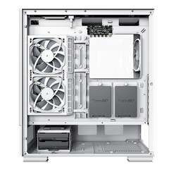 CASE MONTECH SKY TWO WHITE (MID TOWER/MÀU TRẮNG) - 4 FAN ARGB