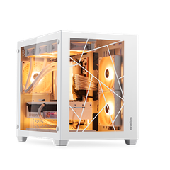 CASE SEGOTEP LUMI II WHITE (M-ATX, ITX, màu trắng)
