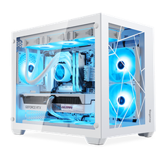 CASE SEGOTEP LUMI II WHITE (M-ATX, ITX, màu trắng)