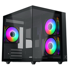 VỎ CASE XIGMATEK AQUA M LITE 3GF (EN44144) - GAMING M-ATX, KÈM 03 FAN XIGMATEK G20F