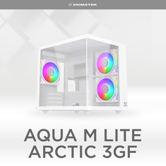 VỎ CASE XIGMATEK AQUA M LITE ARTIC 3GF (EN44168) - GAMING M-ATX, KÈM 03 FAN XIGMATEK G20F