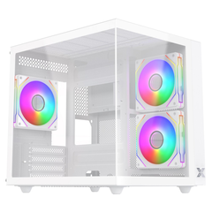 VỎ CASE XIGMATEK AQUA M LITE ARTIC 3GF (EN44168) - GAMING M-ATX, KÈM 03 FAN XIGMATEK G20F