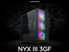 CASE XIGMATEK NYX AIR III 3GF (3 FAN VÔ CỰC RGB) M-ATX - (EN44700)