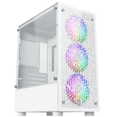 CASE XIGMATEK NYX ARTIC 3F - EN40337 ( MATX, 3 FAN RGB) - WHITE