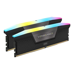 Ram Corsair DDR5, 5600MHz 32GB 2x16GB DIMM, VENGEANCE RGB Black Heatspreader, RGB LED, 1.25V (CMH32GX5M2B5600C36K)