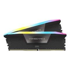 Ram Corsair DDR5, 5600MHz 64GB 2x32GB DIMM, VENGEANCE RGB Black Heatspreader, RGB LED, 1.25V (CMH64GX5M2B5600C40)