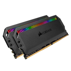 Ram Corsair DDR4, 3200MHz 32GB (2x16GB) DIMM, CL16, DOMINATOR PLATINUM RGB Black Heatspreader, RGB LED (CMT32GX4M2E3200C16)