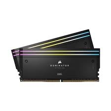 Ram Corsair DDR5, 7200MT/s 32GB (2x16GB) DIMM, XMP 3.0, DOMINATOR TITANIUM Black Heatspreader, RGB LED, 1.45V (CMP32GX5M2X7200C34)