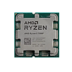 CPU AMD RYZEN RYZEN 5 7500F (3.7 GHZ UPTO 5.0GHZ / 38MB / 6 CORES, 12 THREADS / 65W / SOCKET AM5) TRAY NO FAN